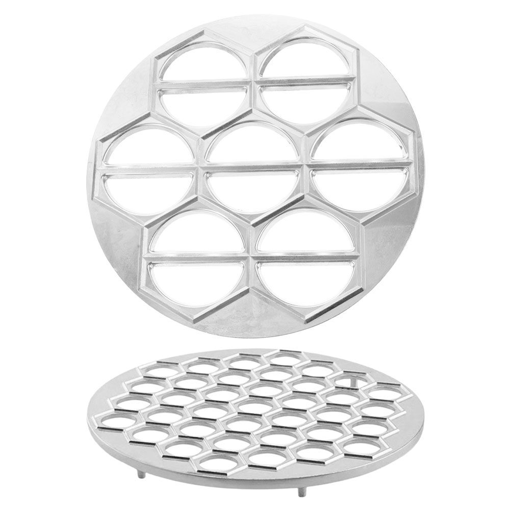 Dumpling Press Set - 2Pcs Dumpling Mold Aluminum Alloy Lazy