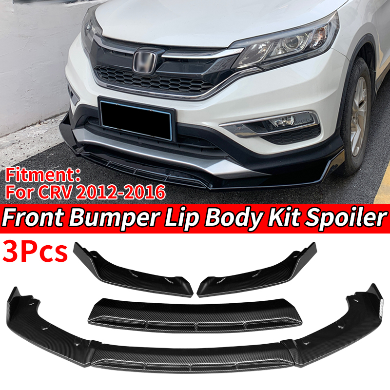 Crepe Pan Carbon - High Quality Car Front Bumper Lip