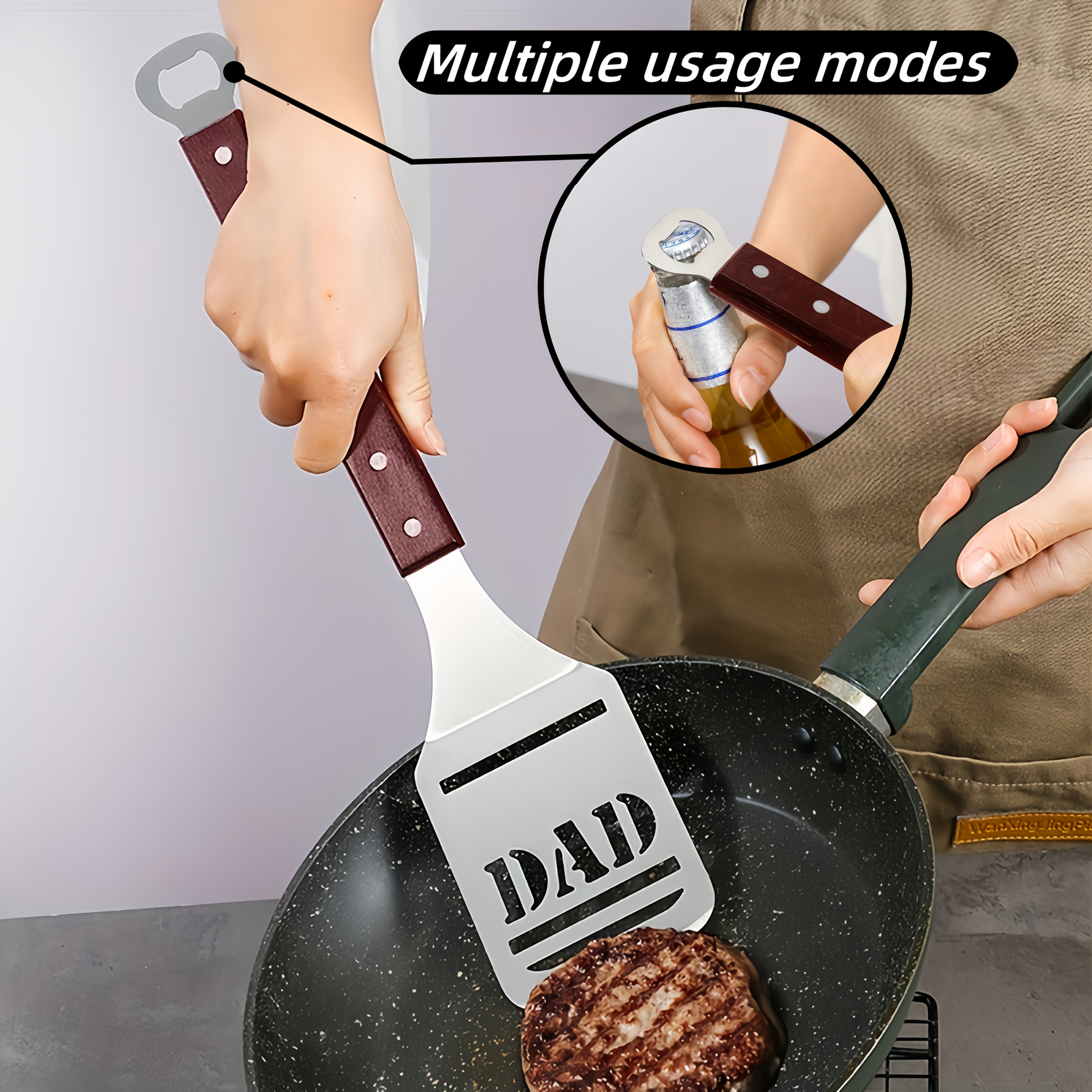 Stainless Steel BBQ Spatula wi – обзор и цена Okonomiyaki Spatula