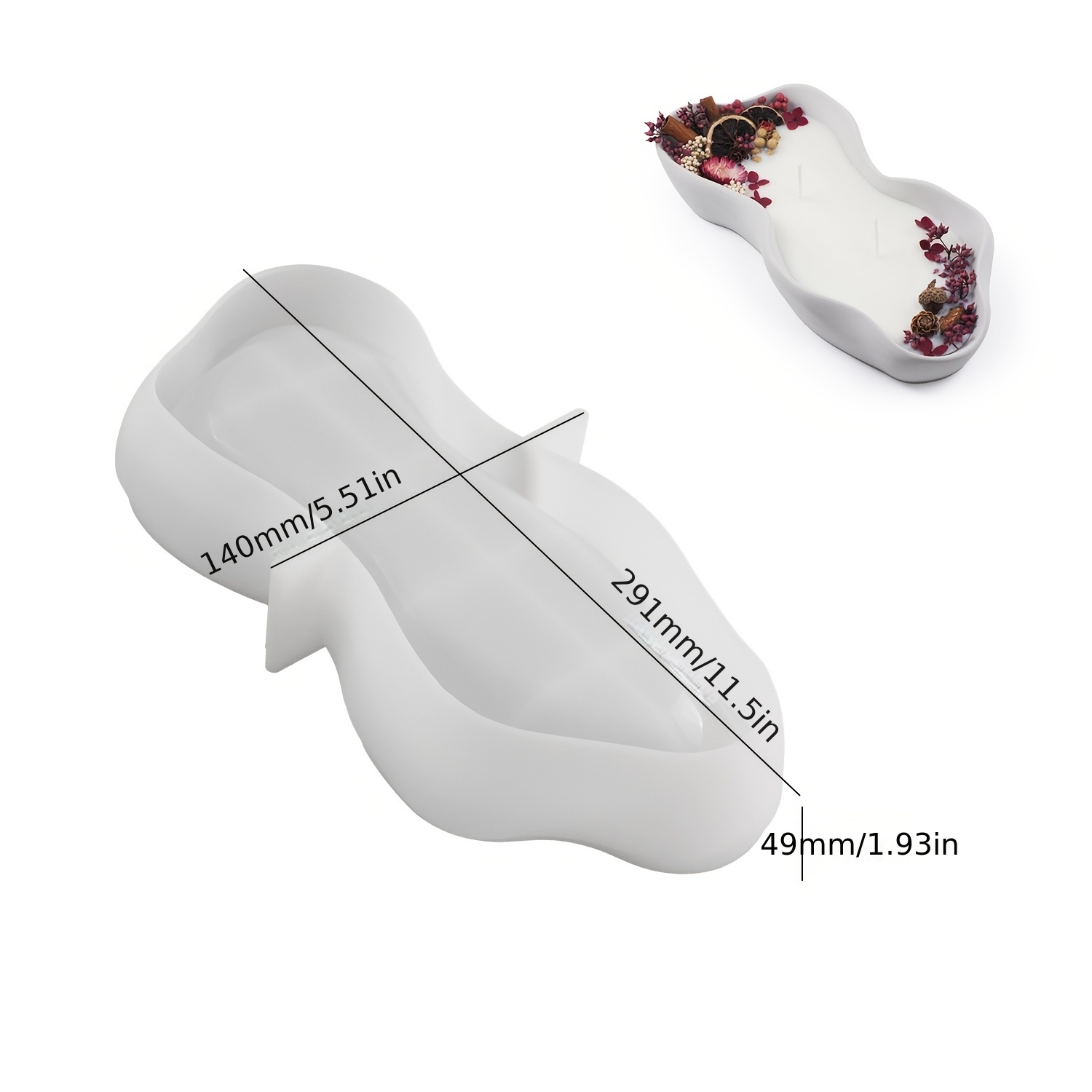 1 Large Irregular Oval Silicon – обзор и цена Potsticker Mold