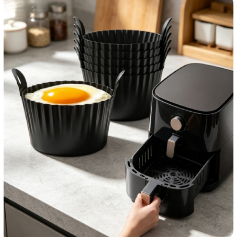 Silicone Air Fryer Egg Poacher – обзор и цена Egg Waffle Pan