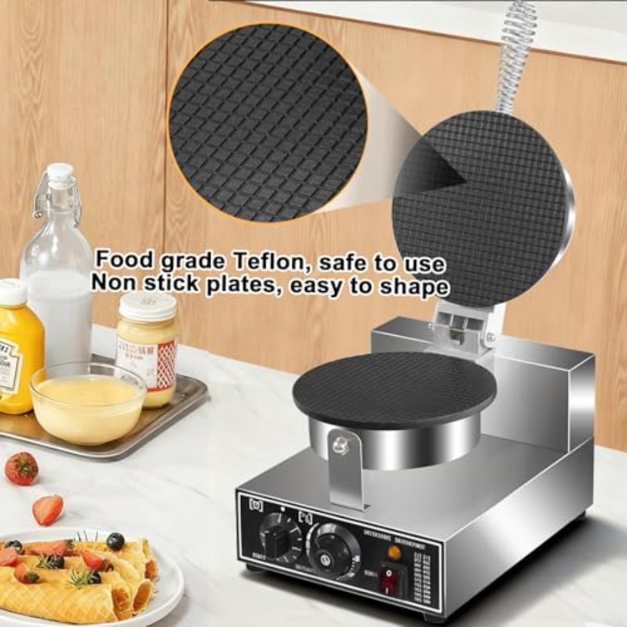Electric Ice Cream Cone Maker  – обзор и цена Waffle Cone Maker