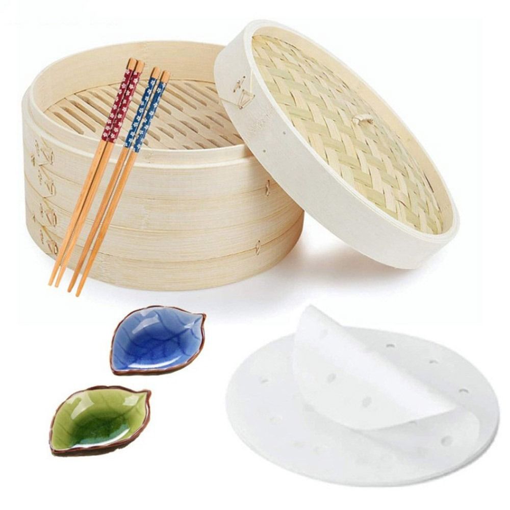 Chinese Steamer Bamboo Steamer – обзор и цена Bao Steamer Bamboo