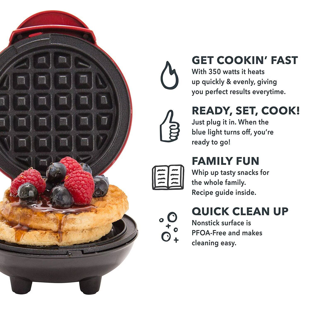 Mini Waffle Maker Bubble Egg C – обзор и цена Egg Waffle Pan