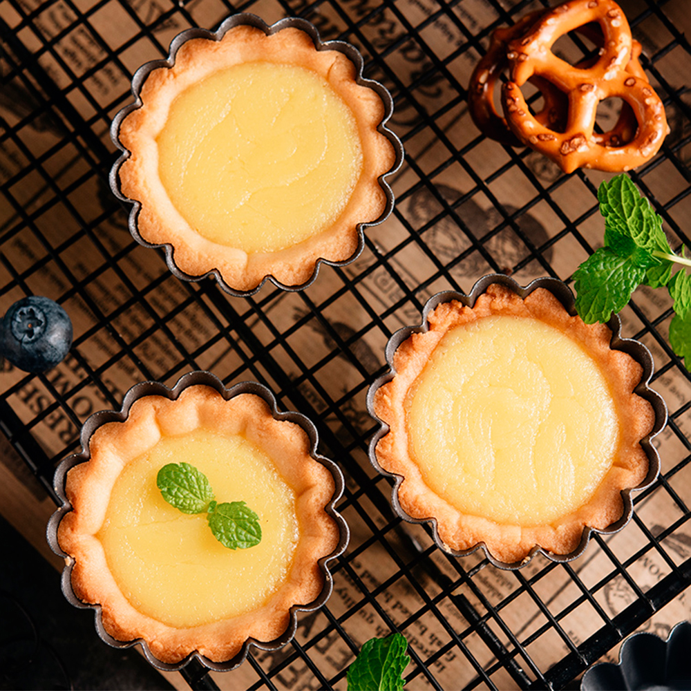 12Pcs Pan Mold Tart Quiche Fla – обзор и цена Egg Waffle Pan