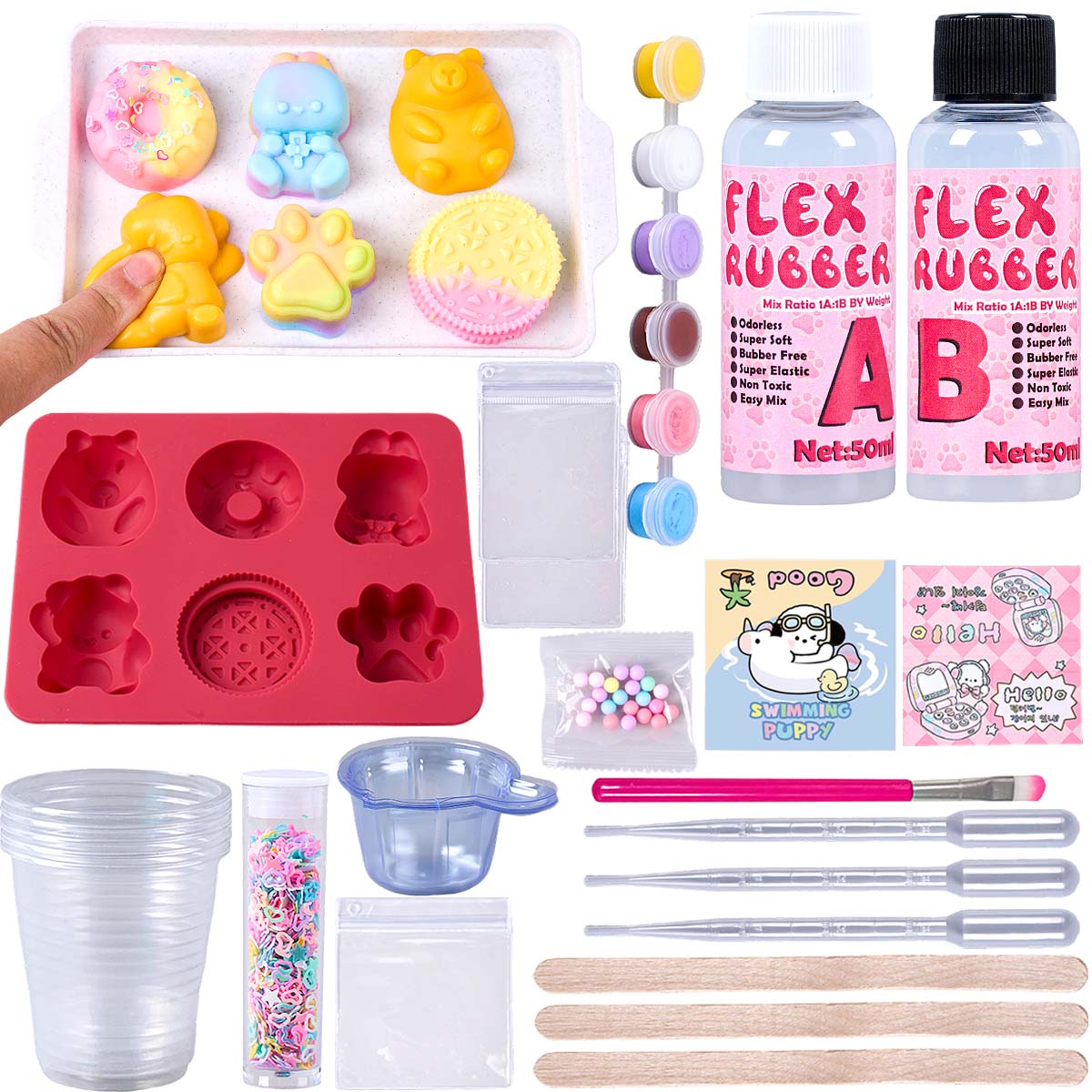 Taba Squishy Maker Kit Flex Ru – обзор и цена Donut Mold Silicone