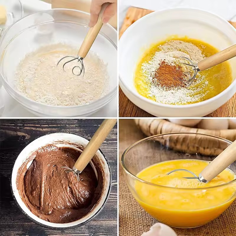 Large Hand Danish Dough Whisk  – обзор и цена Danish Pancake Pan
