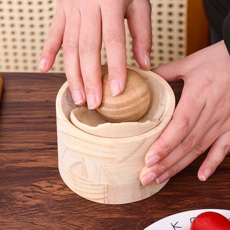 1 Set Wooden Dumpling Maker -  – обзор и цена Dumpling Press Set