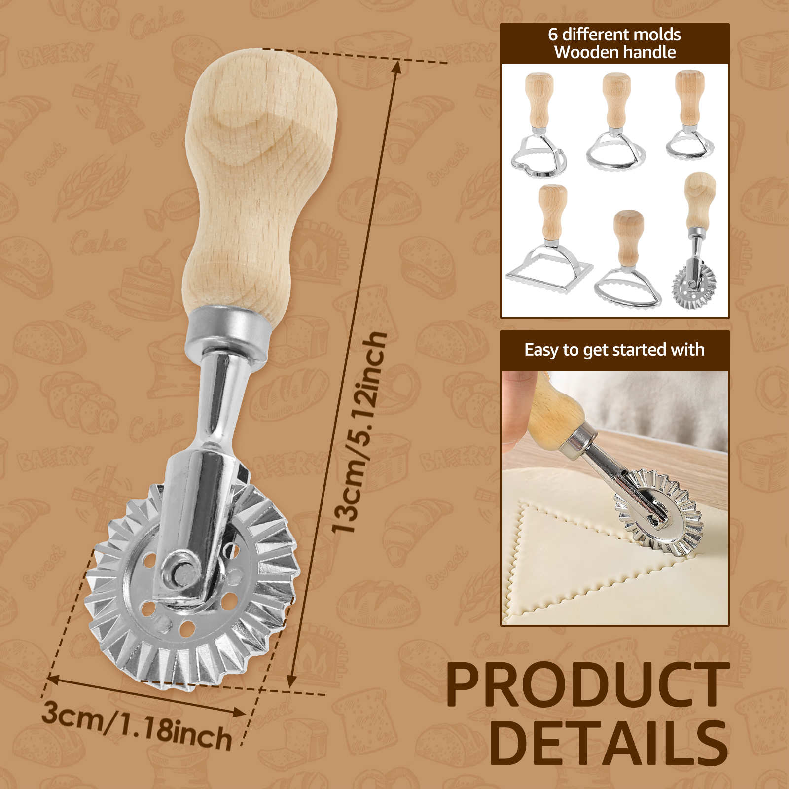 6Pcs Ravioli Maker Set Ravioli – обзор и цена Dumpling Press Set
