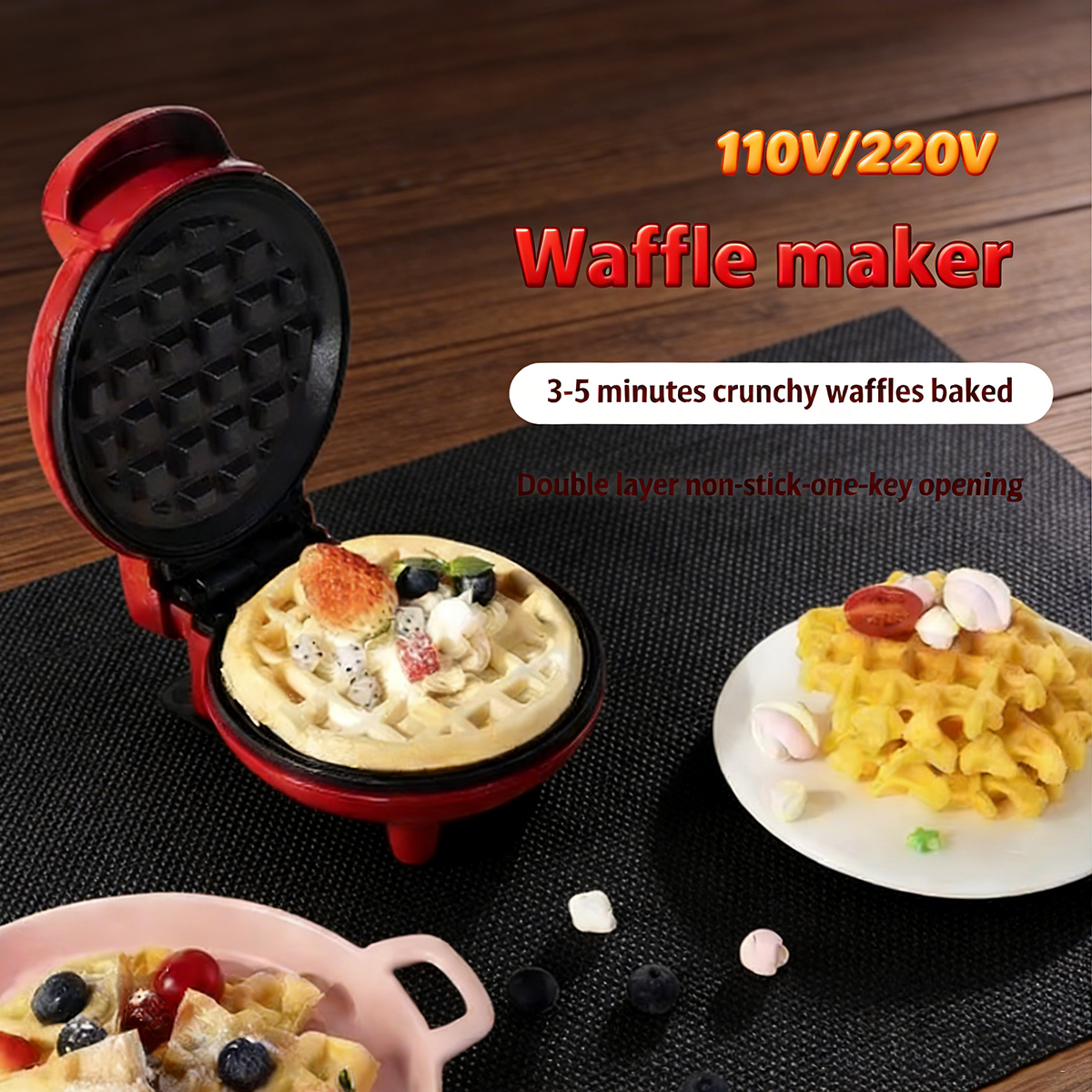 Sandwich Cake Baking Tray, Hou – обзор и цена Mini Pancake Griddle