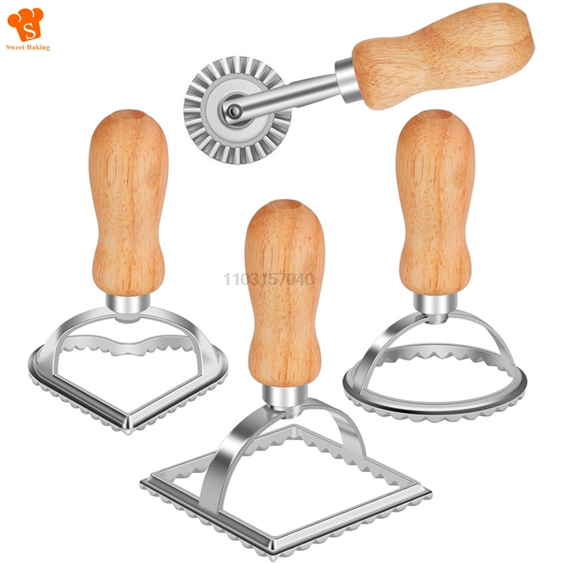 3/4Pcs Manual Pasta Molds Set  – обзор и цена Dumpling Press Set