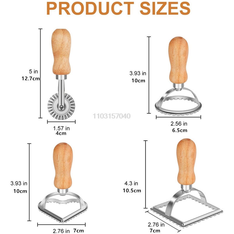 3/4Pcs Manual Pasta Molds Set  – обзор и цена Dumpling Press Set