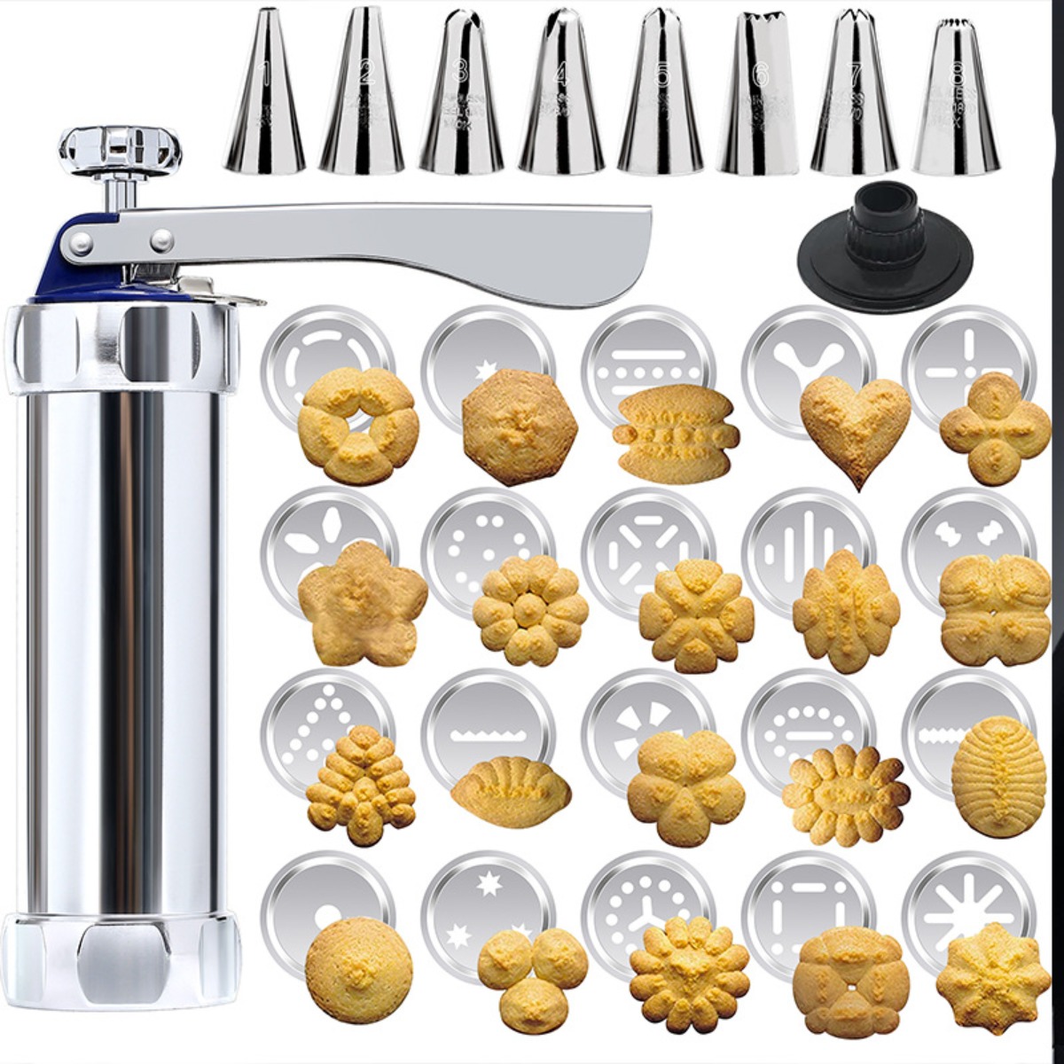 Stainless Steel Cookie Press K – обзор и цена Churros Maker Gun