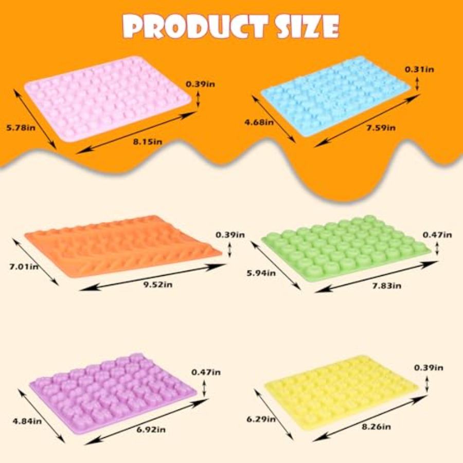 Gummy Bear Molds Silicone 37PC – обзор и цена Donut Mold Silicone