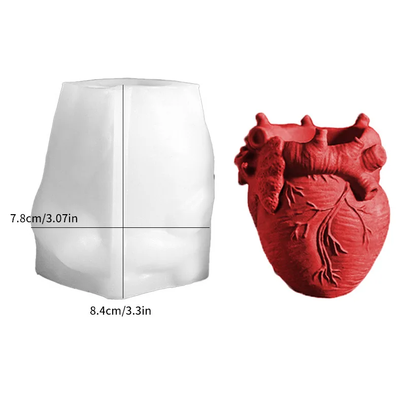 Heart Flowerpot Vase Resin Sil – обзор и цена Potsticker Mold