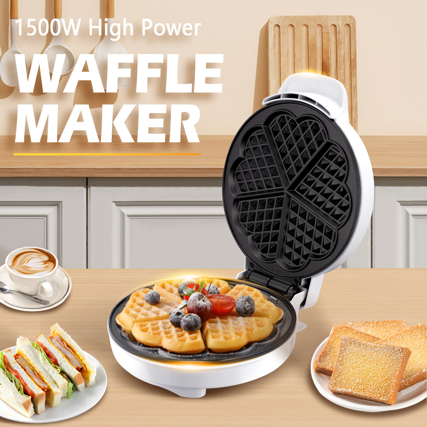 Breakfast Waffle Molds Egg Cak – обзор и цена Egg Waffle Pan