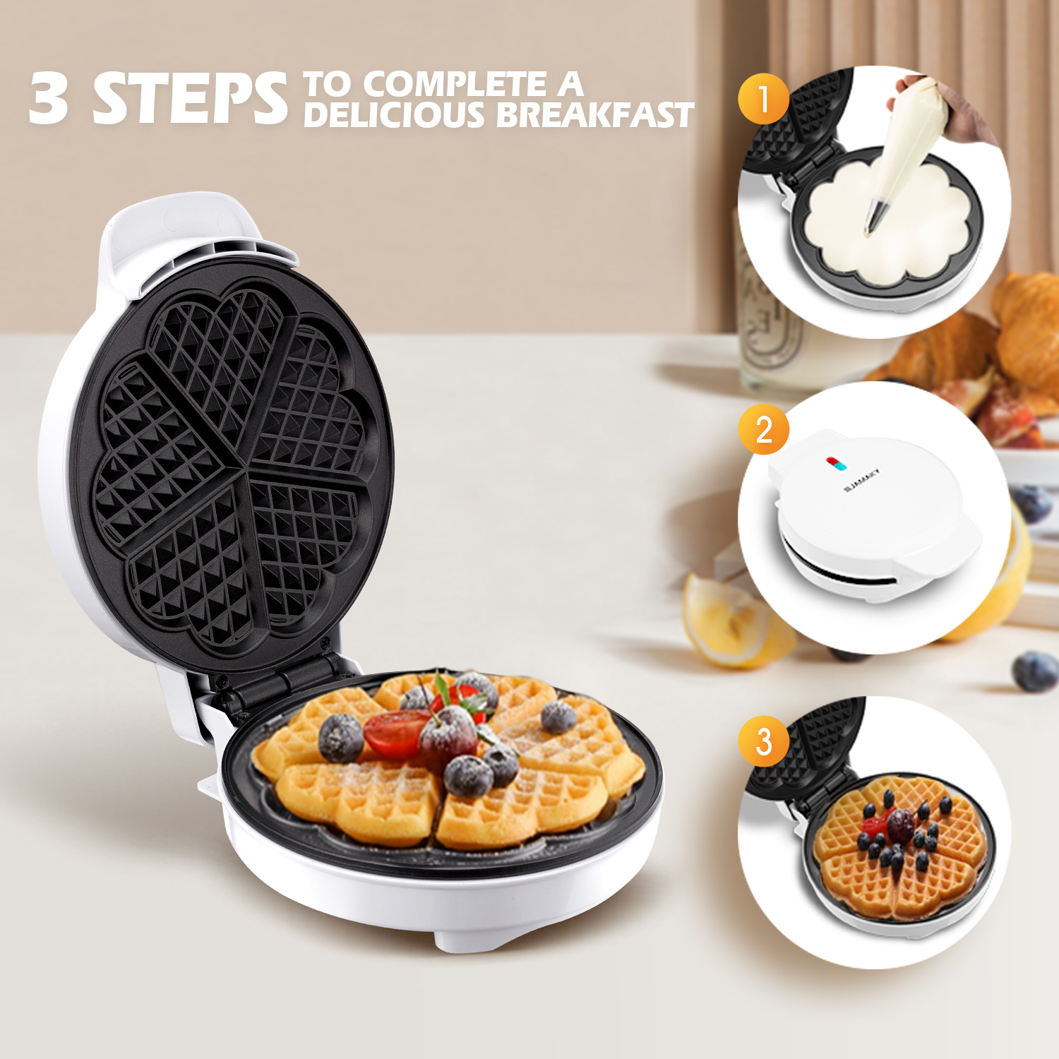 Breakfast Waffle Molds Egg Cak – обзор и цена Egg Waffle Pan
