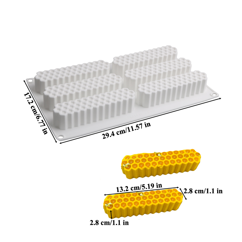 6-Cell Long Strip Honeycomb De – обзор и цена Bunny Cake Mold