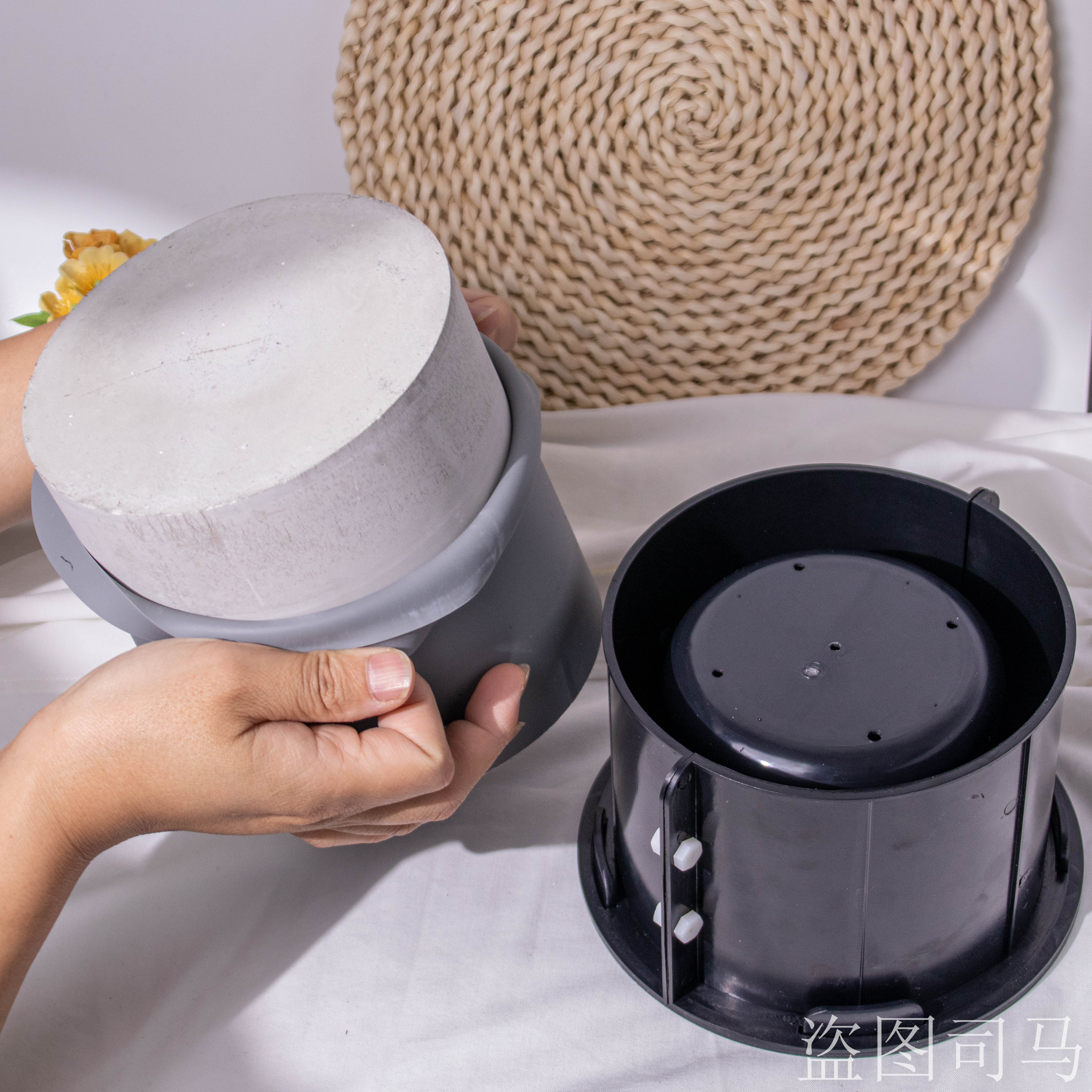 Large Round Flower Pot Cement  – обзор и цена Potsticker Mold