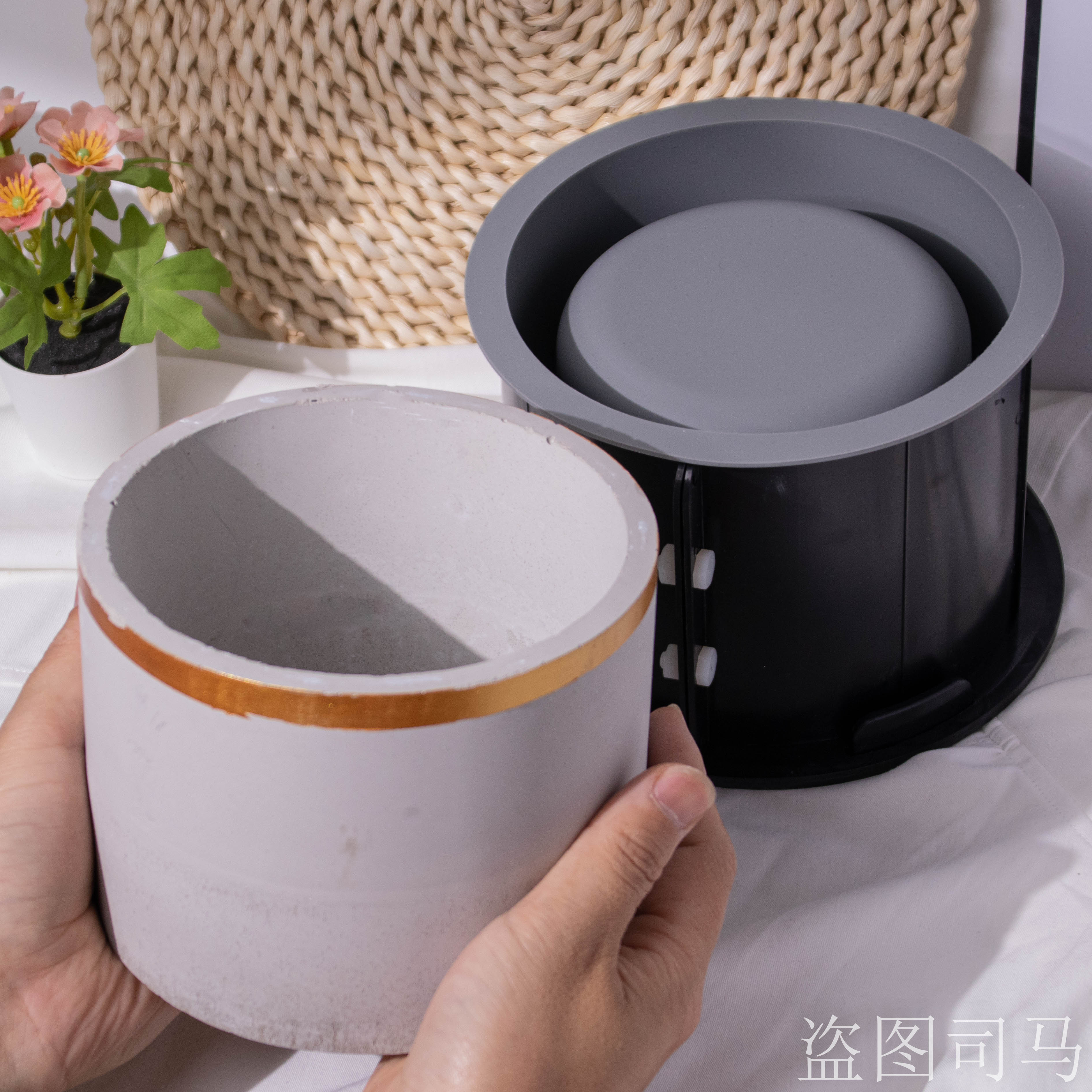 Large Round Flower Pot Cement  – обзор и цена Potsticker Mold