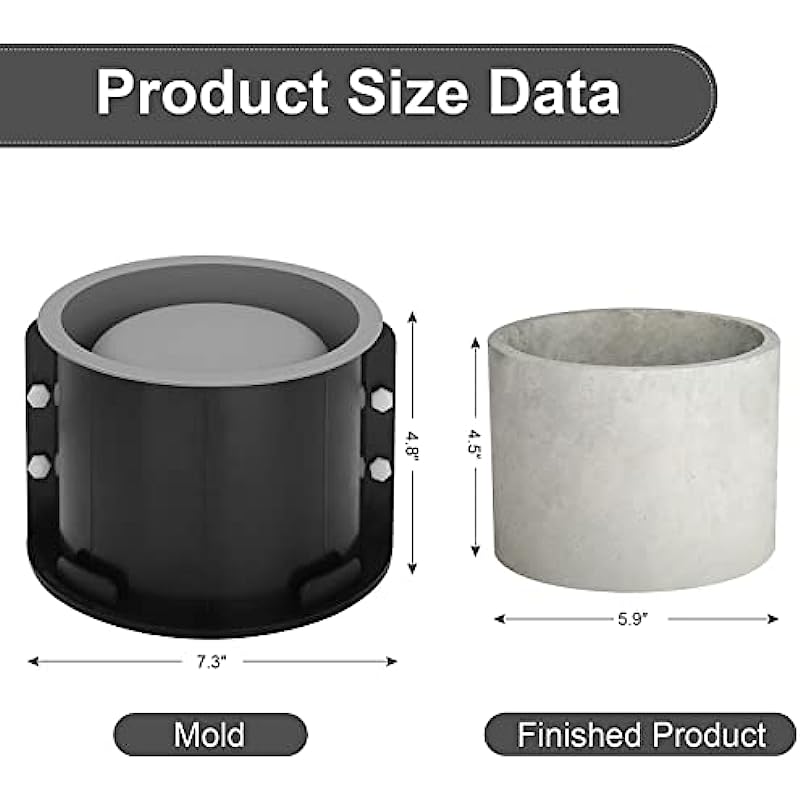 Large Round Flower Pot Cement  – обзор и цена Potsticker Mold