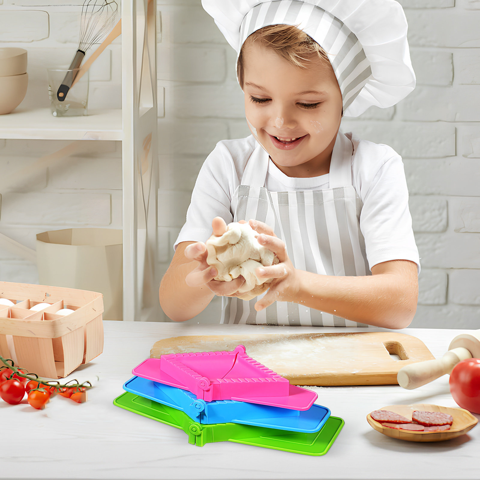3Pcs Dumpling Mold Plastic Set – обзор и цена Dumpling Press Set