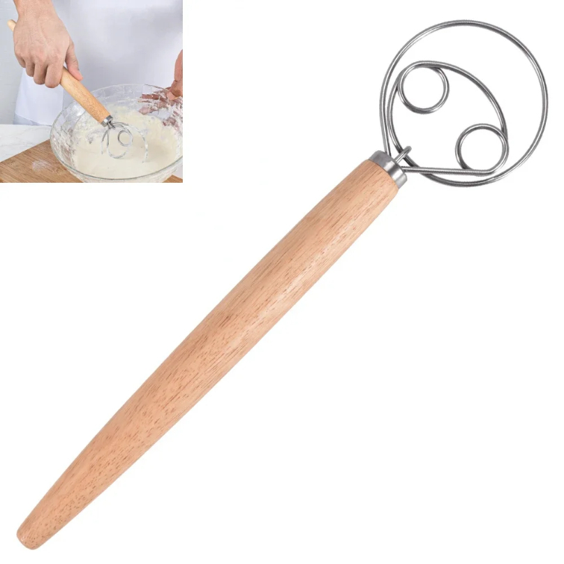 Large Hand Danish Dough Whisk  – обзор и цена Danish Pancake Pan