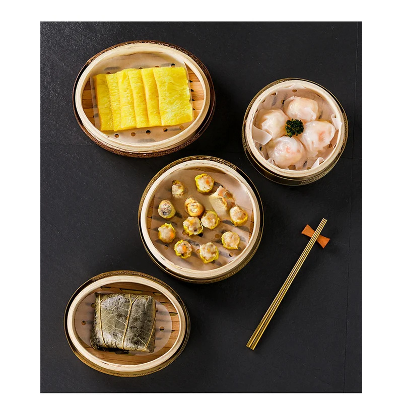Chinese Bamboo Dimsum Lid Dump – обзор и цена Bao Steamer Bamboo