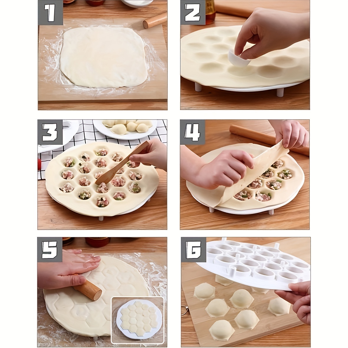 1pc- Simple Chinese Dumplings  – обзор и цена Dumpling Press Set