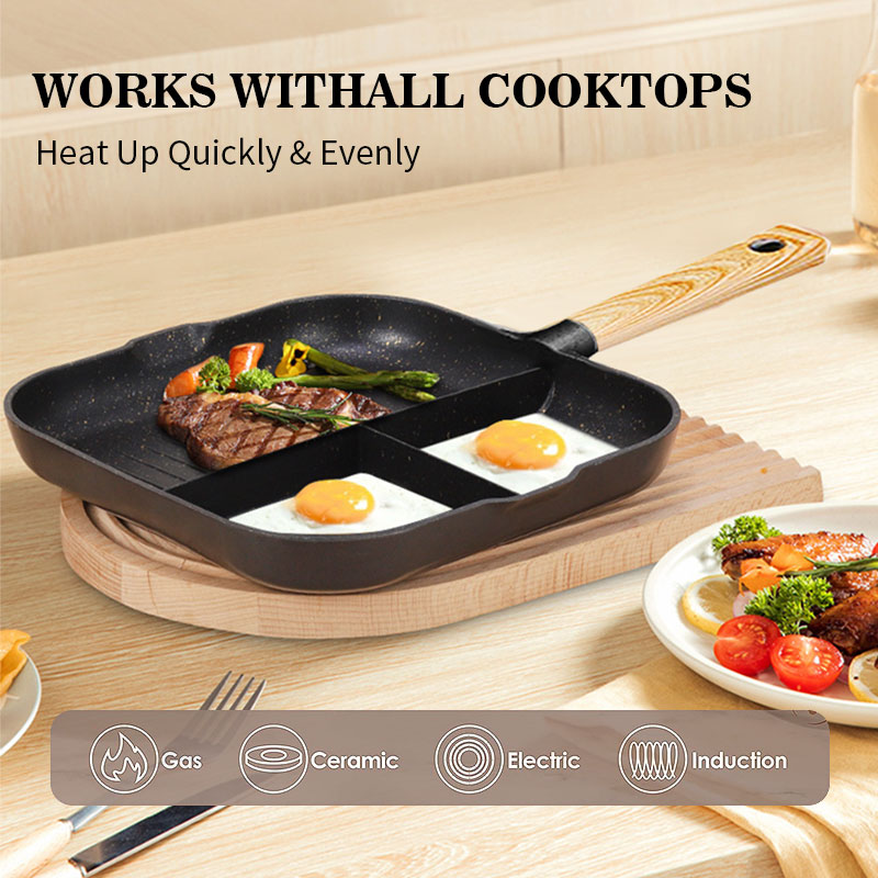 3 in 1 Frying Pan Aluminum All – обзор и цена Egg Waffle Pan