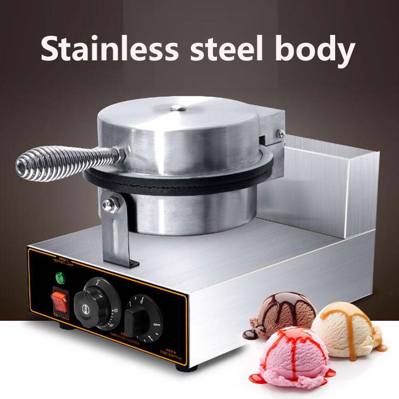 Non-Stick Electric Waffle Ice  – обзор и цена Waffle Cone Maker