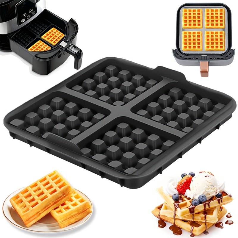 Square Waffle Mold, Non-Stick  – обзор и цена Egg Waffle Pan