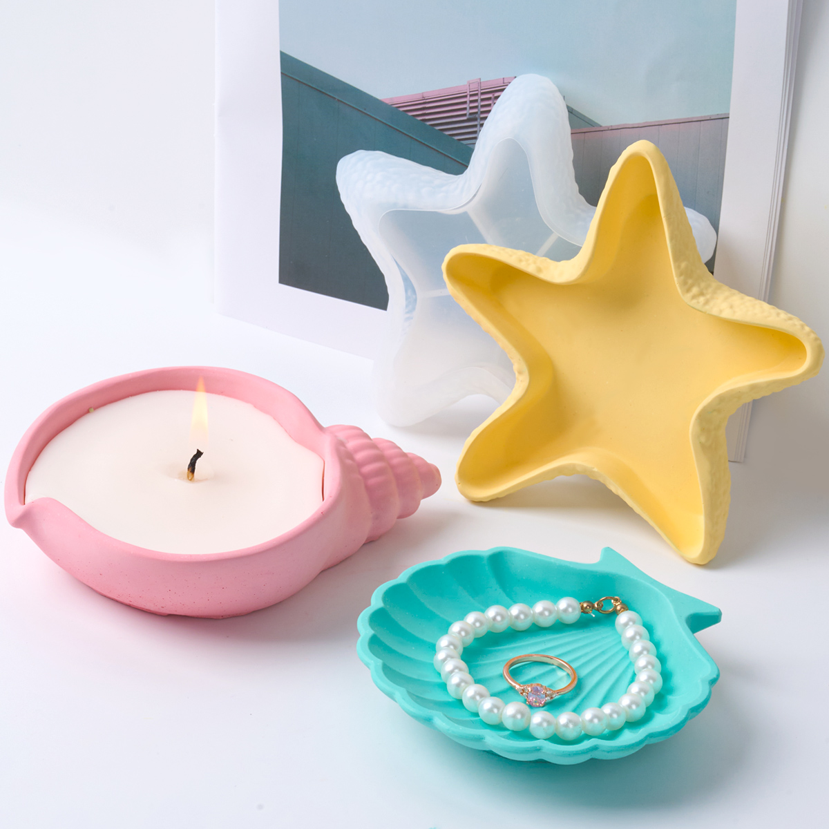 DIY Concrete Starfish Starage  – обзор и цена Potsticker Mold