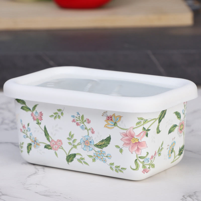 Enamel Salad Fruit Square Bowl – обзор и цена Dim Sum Basket