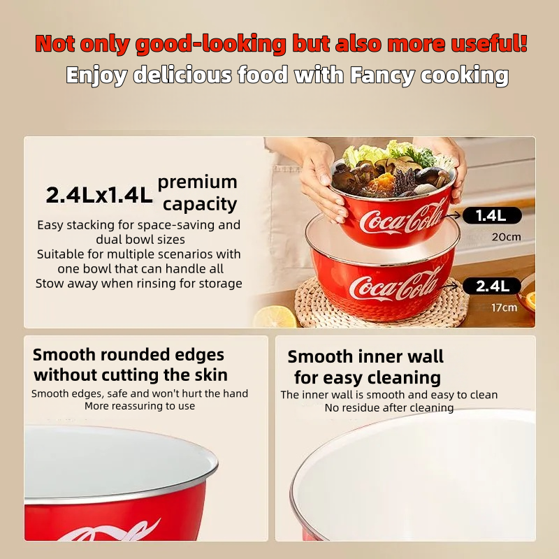 Coca Cola Vintage Enamel Salad – обзор и цена Dim Sum Basket