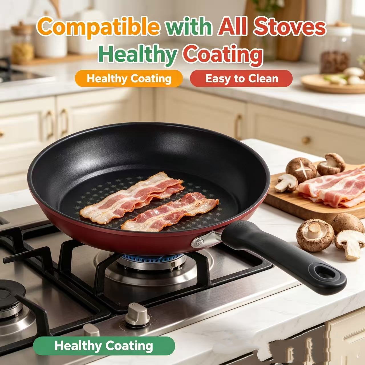 Premium Granite Non Stick Fryi – обзор и цена Egg Waffle Pan