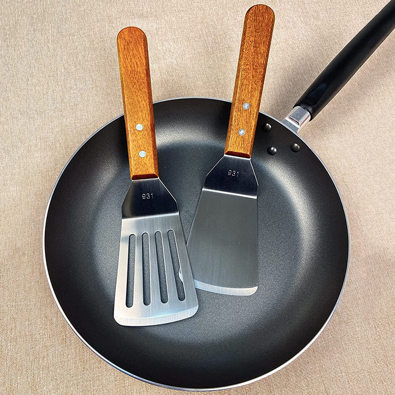 Metal Spatulas for Cast Iron S – обзор и цена Okonomiyaki Spatula