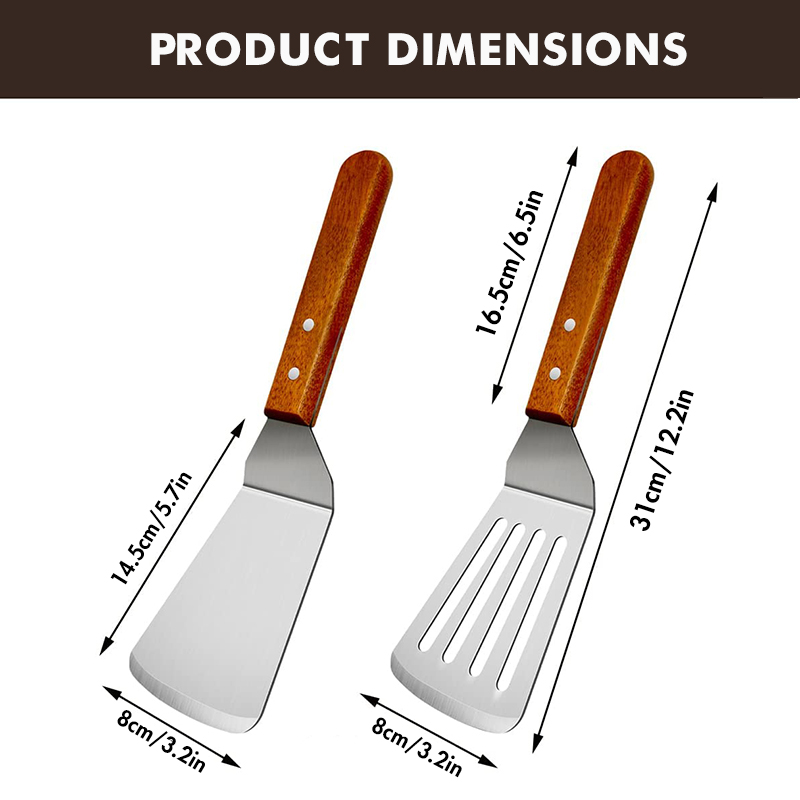 Metal Spatulas for Cast Iron S – обзор и цена Okonomiyaki Spatula