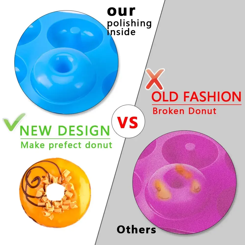1/2pcs Silicone Muffins Donut  – обзор и цена Donut Mold Silicone