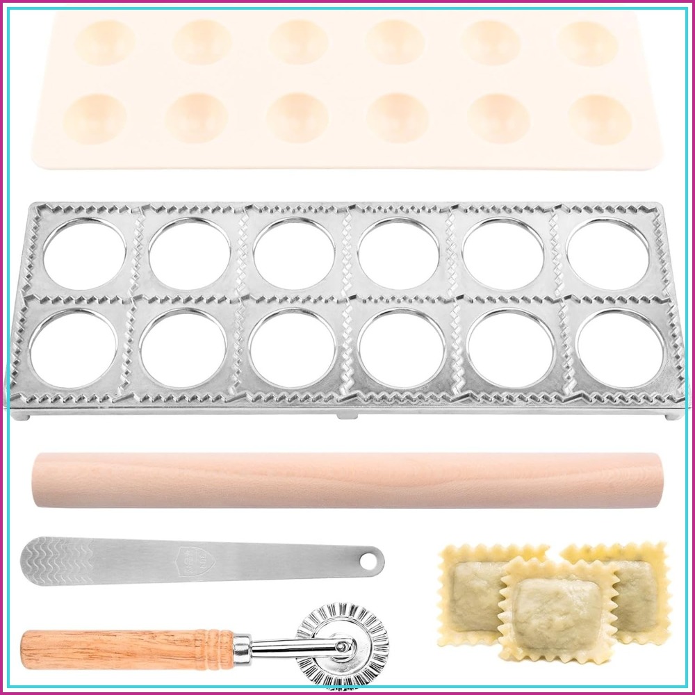 12-Hole Ravioli Press Mold Set – обзор и цена Dumpling Press Set