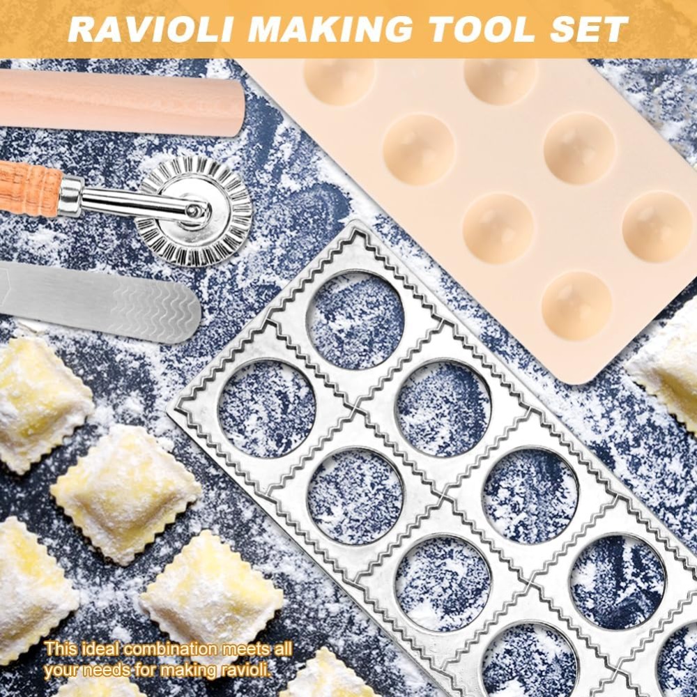 12-Hole Ravioli Press Mold Set – обзор и цена Dumpling Press Set
