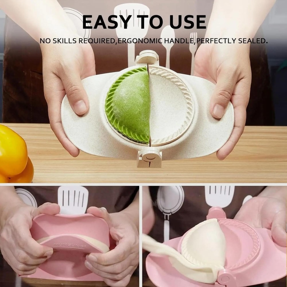 Dumpling Maker Set with Dough  – обзор и цена Dumpling Press Set