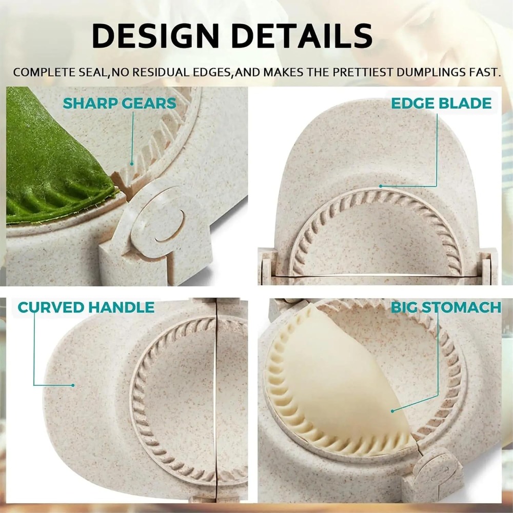 Dumpling Maker Set with Dough  – обзор и цена Dumpling Press Set