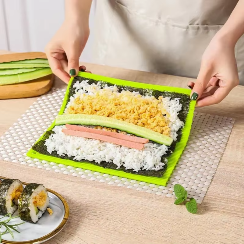 Reusable Silicone Sushi Roller – обзор и цена Spring Roll Wrapper