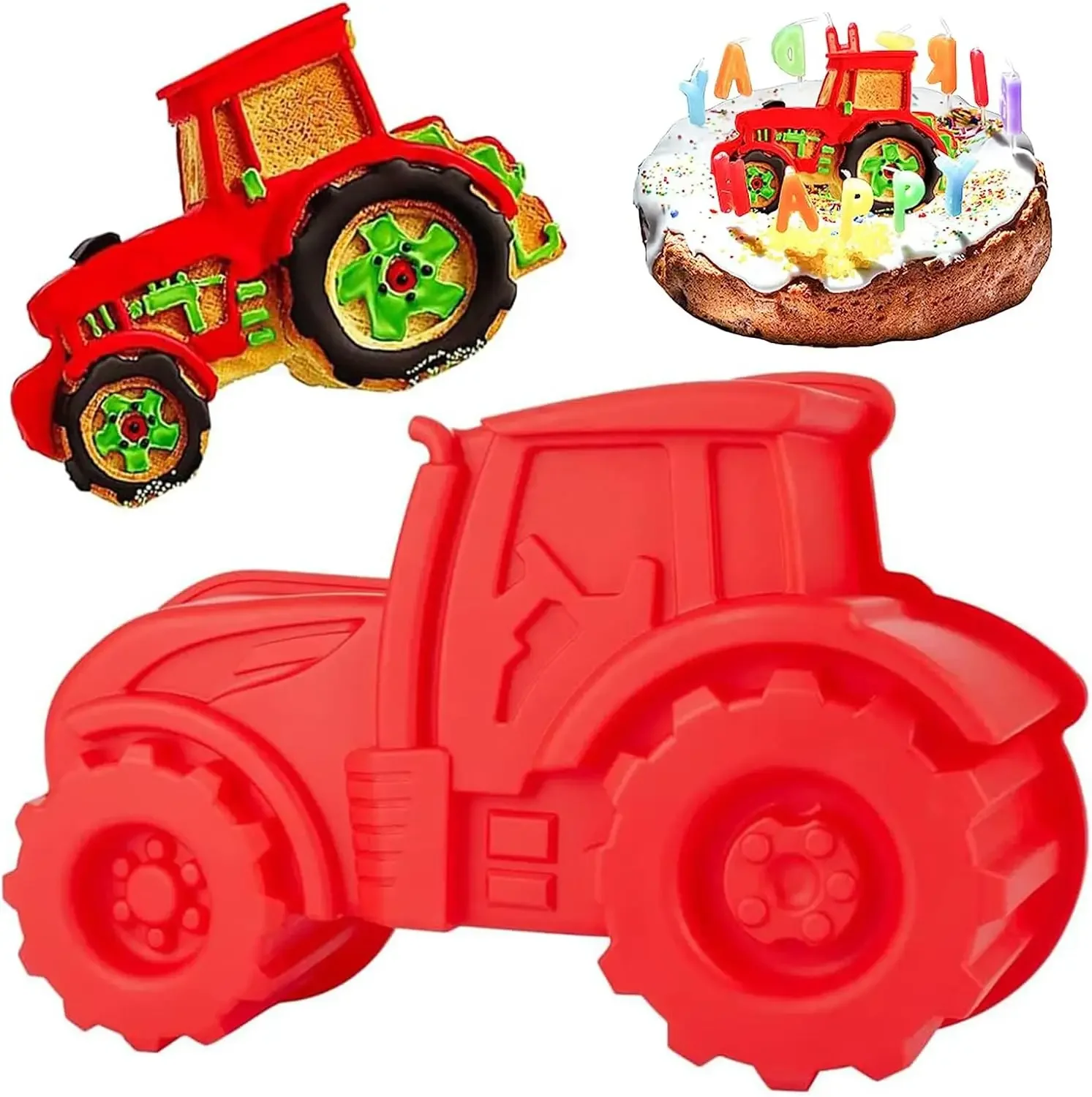 3D Tractor Silicone Baking Mou – обзор и цена Bunny Cake Mold