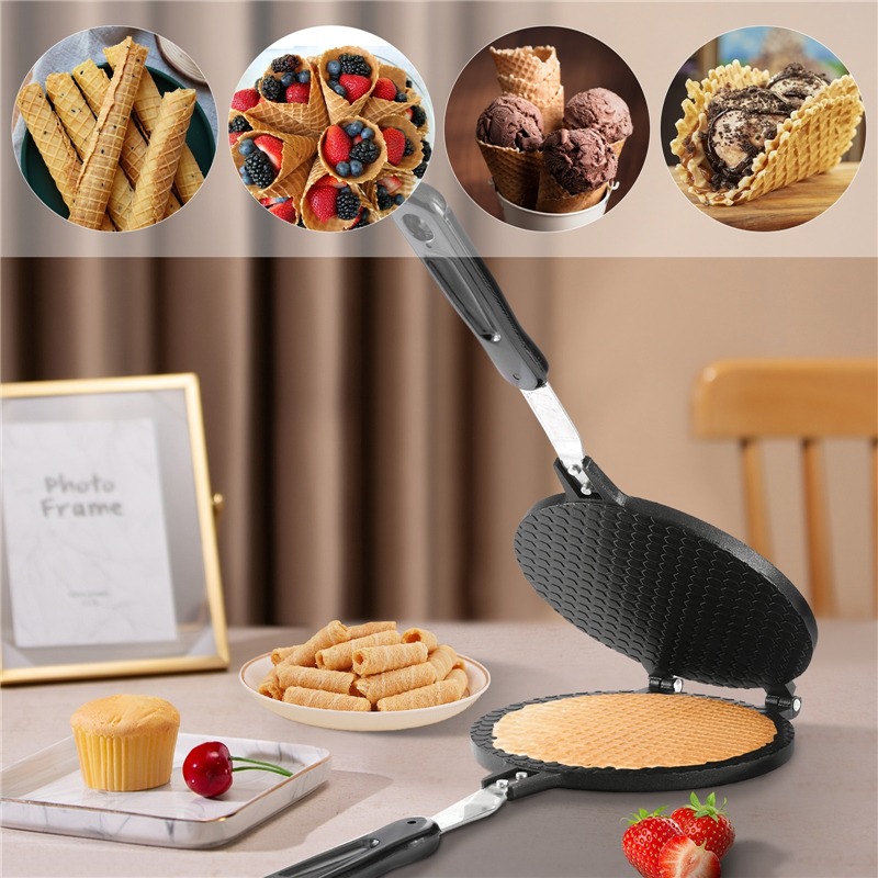 22cm Non-Stick Egg Roll Waffle – обзор и цена Egg Waffle Pan
