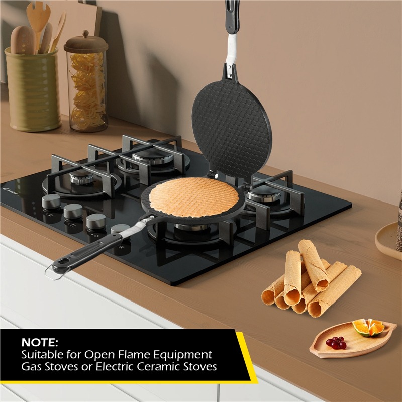 22cm Non-Stick Egg Roll Waffle – обзор и цена Egg Waffle Pan