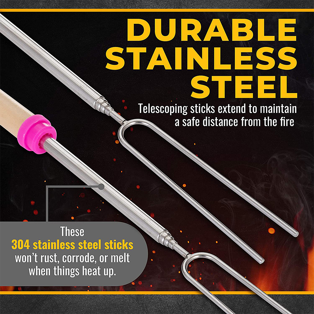 8Pcs Barbecue Skewers Stainles – обзор и цена Hot Dog Press