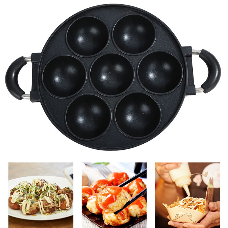 7 Hole Cake Cooking Pan Cast I – обзор и цена Egg Waffle Pan
