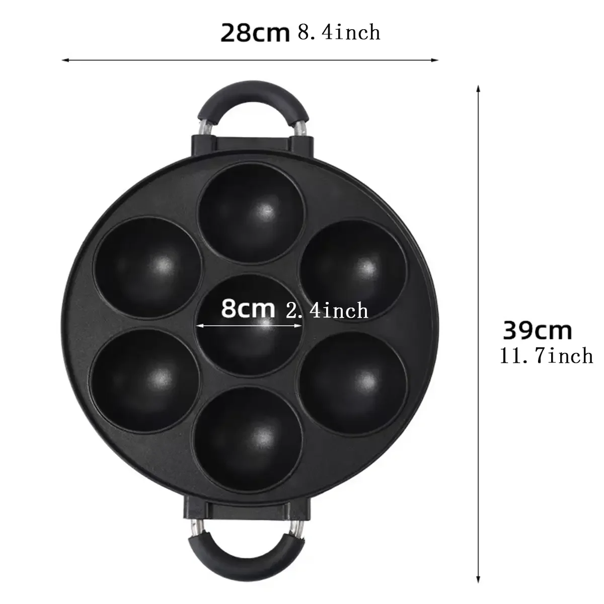 7 Hole Cake Cooking Pan Cast I – обзор и цена Egg Waffle Pan